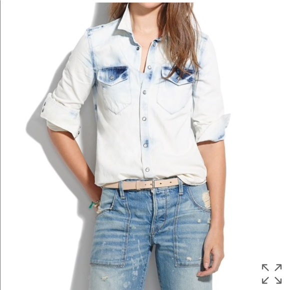 light jean shirt